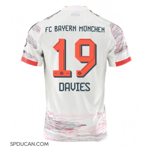 Muški Nogometni Dres Bayern Munich Alphonso Davies #19 Gostujuci 2025-26 Kratak Rukav